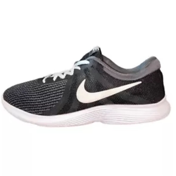 Nike Revolution 4 908999-001 Low Top Lace Up Black/White Athletic Shoes Women 10 - Picture 7 of 15